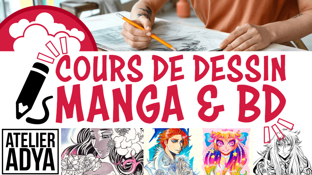 Cours de dessin à Nantes : Dessin, manga et BD